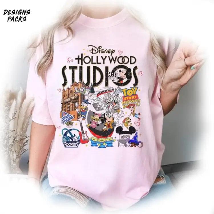 Hollywood Studios T Cartoon World Land’s Png Design