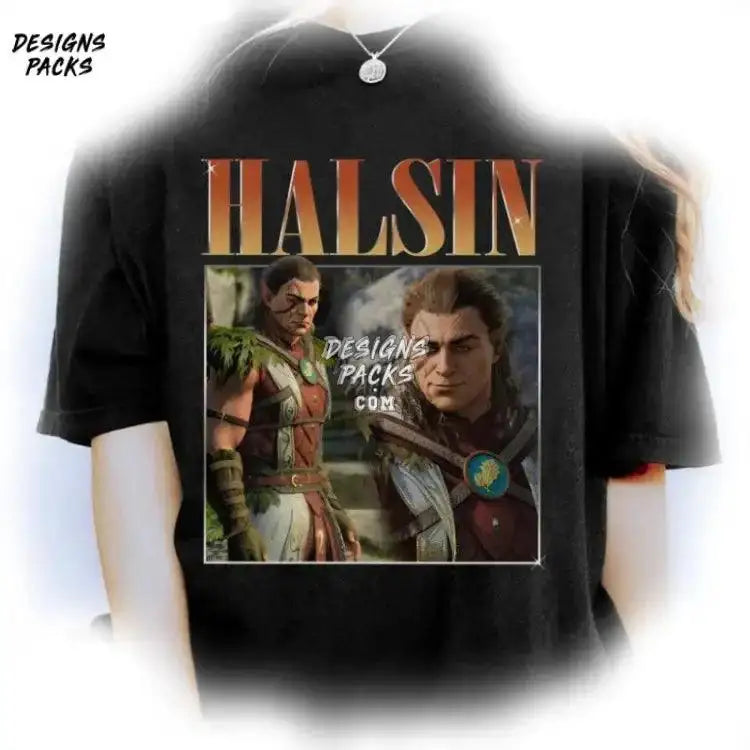 Homage Halsin Baldur Gate Baldur’s Video Game Vintage 3 Png Design