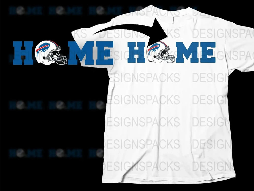 Buffalo Football Team T-Shirt, Fan Apparel, Sports Graphic Tee, Home Game Attire, Unisex Clothing