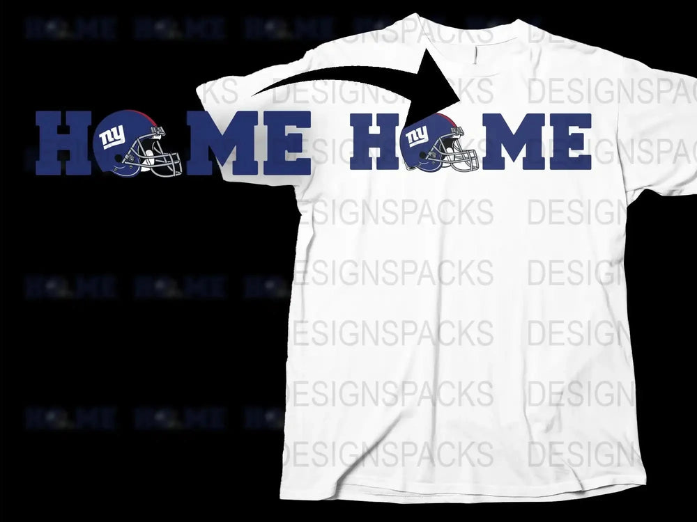 New York Football Team T-Shirt, White Graphic Tee, Sports Fan Apparel, Casual Wear