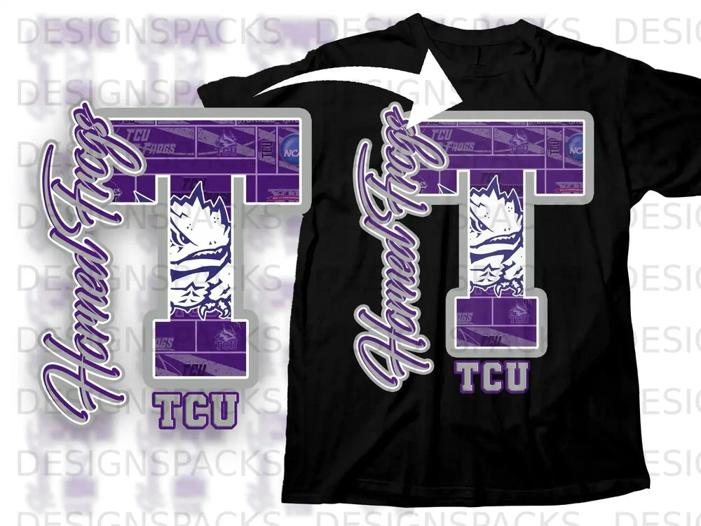TCU Horned Frogs T Designpacks Graphic Shirt