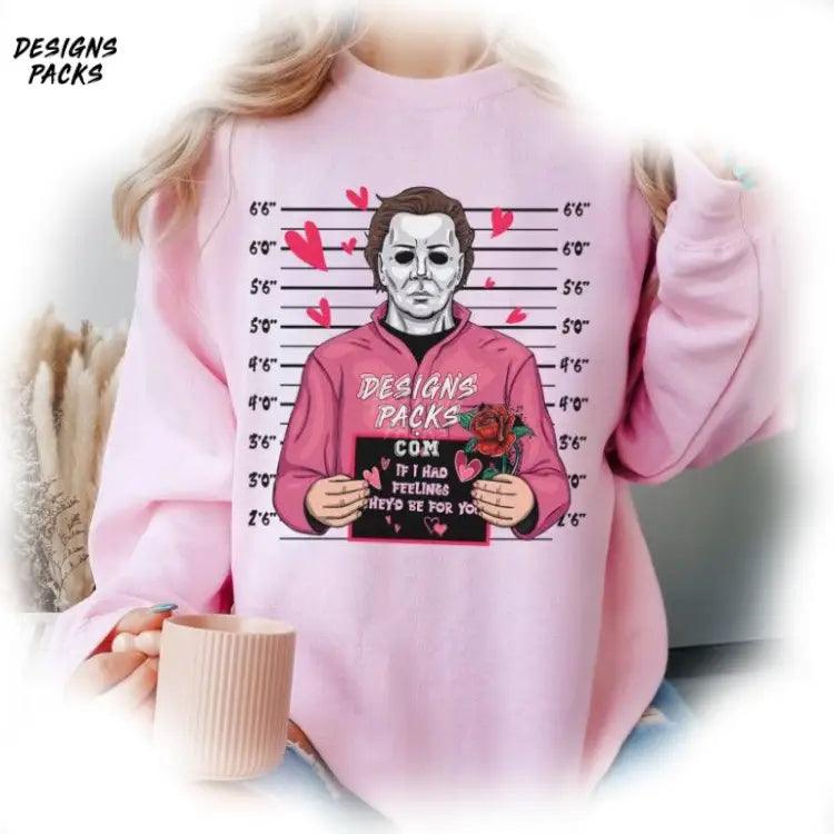 Horror Characters Valentine Day Michael Myers Png Design