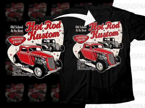 Hot Rod Kustom Superior Engine Burn Out Png Digital Download