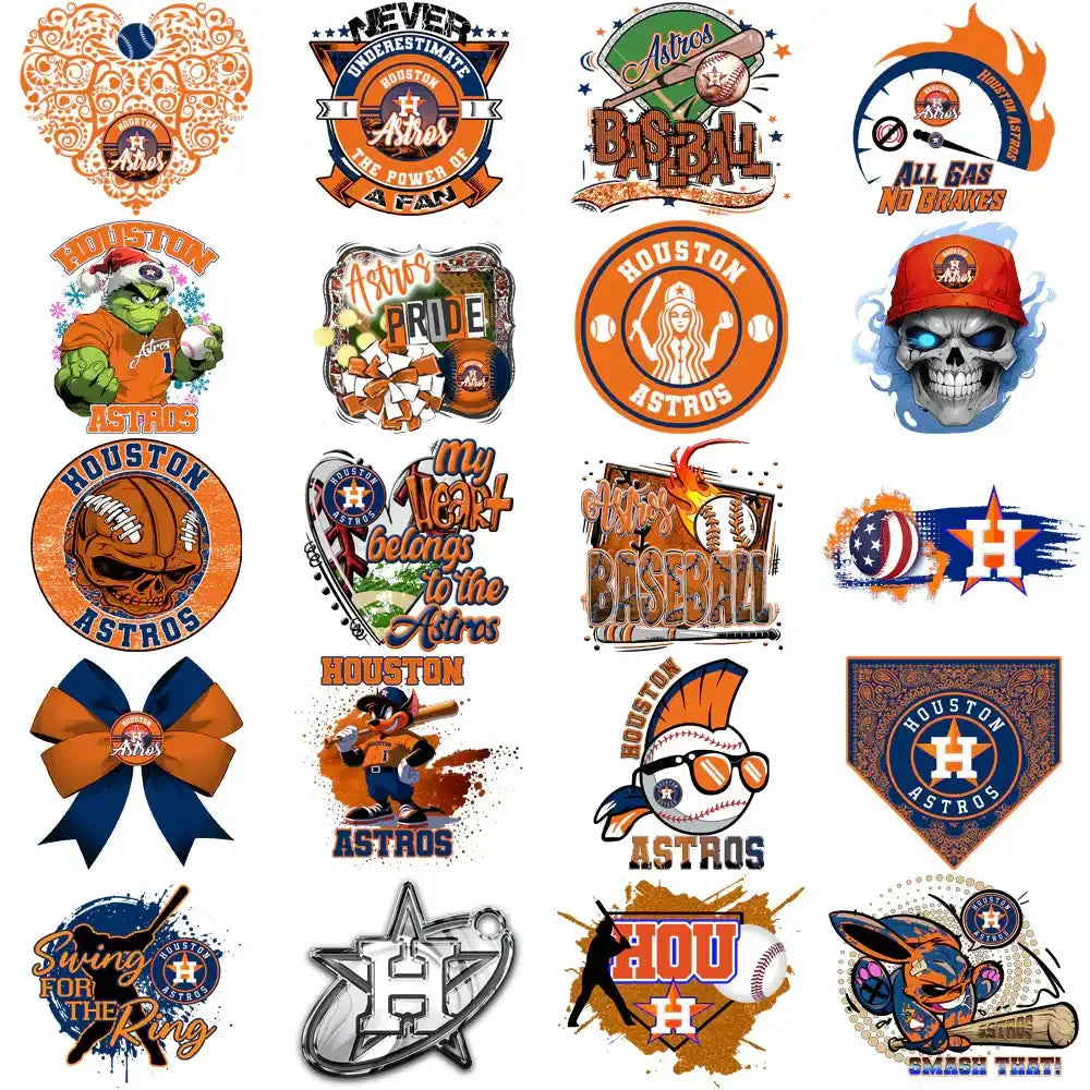 63 Houston Astros Baseball Designs Bundle PNG