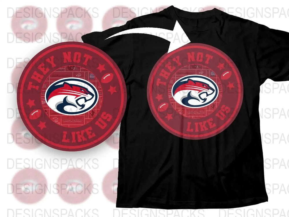 Trendy Black T-shirt with Red Graphic Circular Logo, Casual Streetwear Style Tee