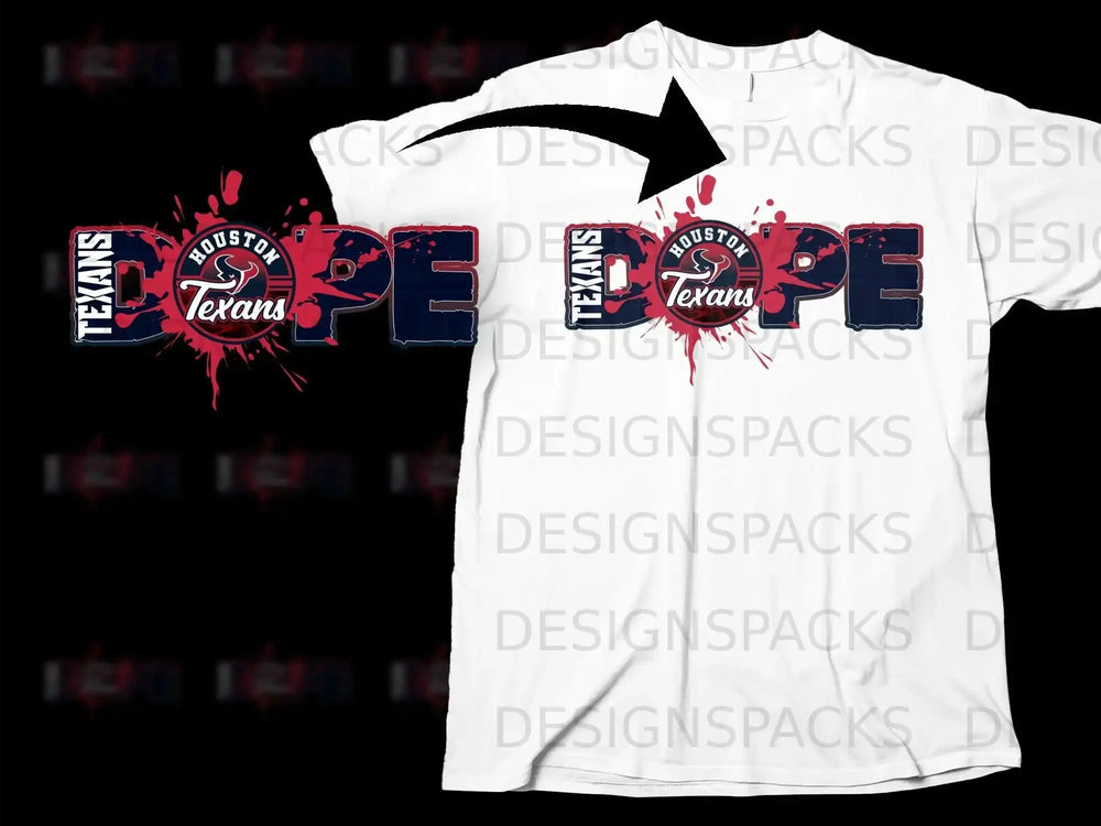 Houston Texans Dope Logo Graphic T-Shirt