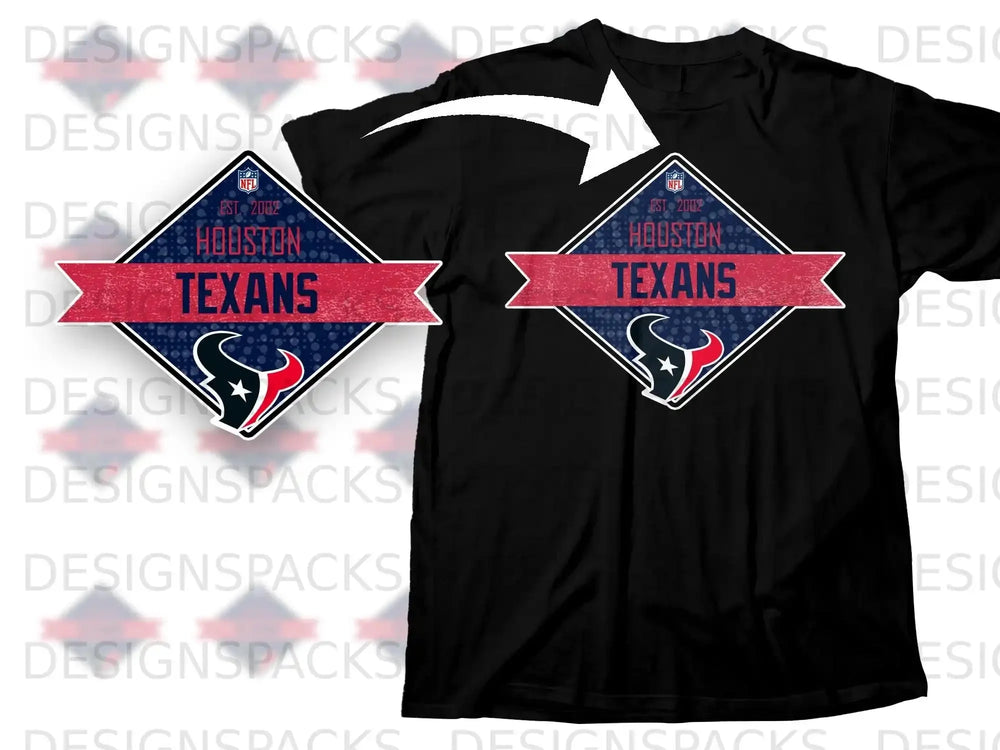 Houston Texans Est. 2002 NFL Logo T-Shirt