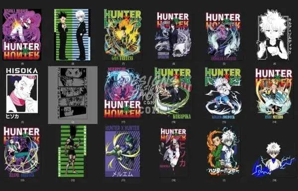 18  Anime Designs Bundle PNG
