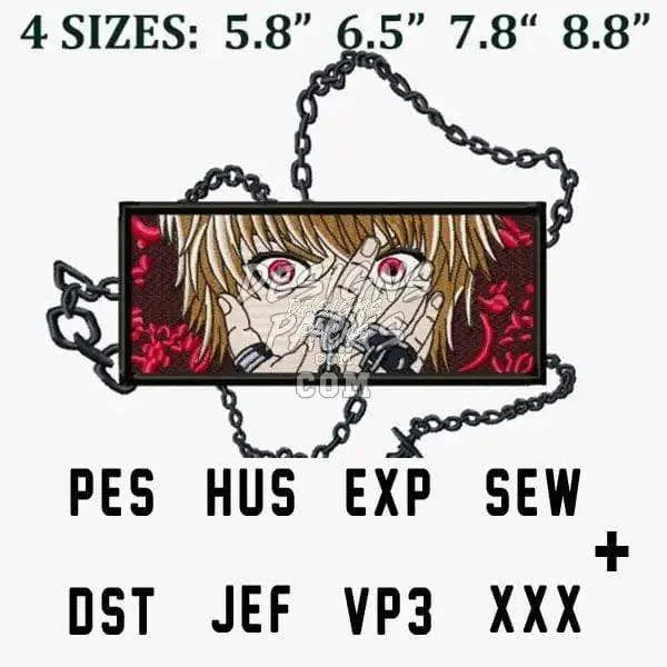 Kurapika Anime Embroidery Design