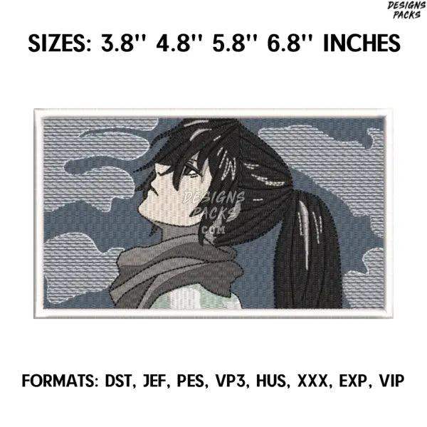 Hyakkimaru Embroidery Design File,  Dororo Anime Embroidery Design, Machine embroidery, Anime Pes Design Brother