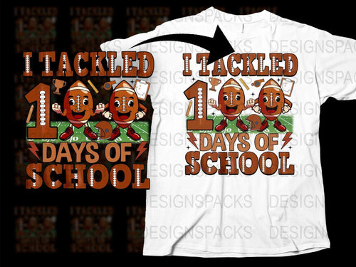 Kids 100 Days of School T-Shirt, Fun Celebration Outfit, Teacher Student Tee, Colorful Cartoon Design, Unisex Children's Clothing