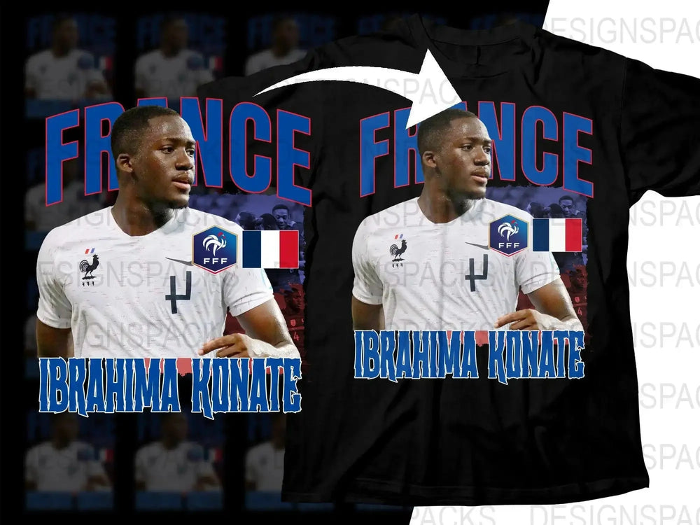 Ibrahima Konaté France National Soccer Team Soccer Png Digital Download