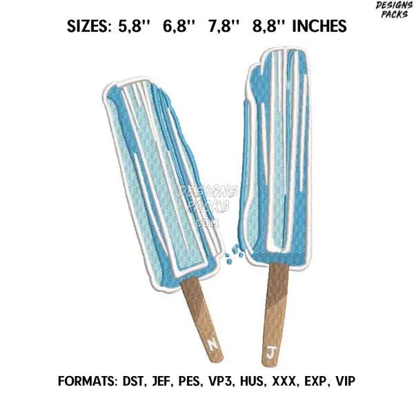 Ice Cream Naruto and Jiraya Embroidery design file pes. Anime embroidery pattern. 5.8/ 6,8 /7,8 /8,8in. Digitizing emb