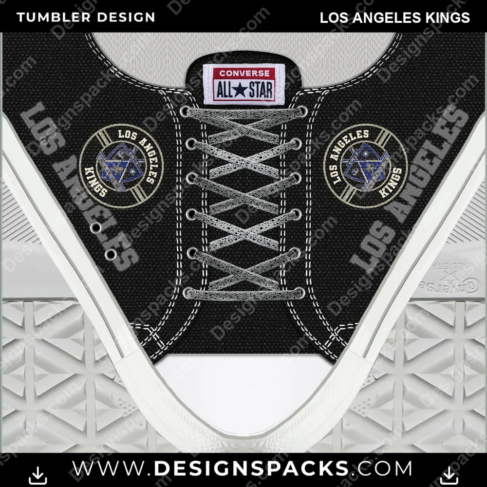 Ice Hockey Converse Los Angeles Kings NHL Hockey Tumbler Digital Wrap Design Download