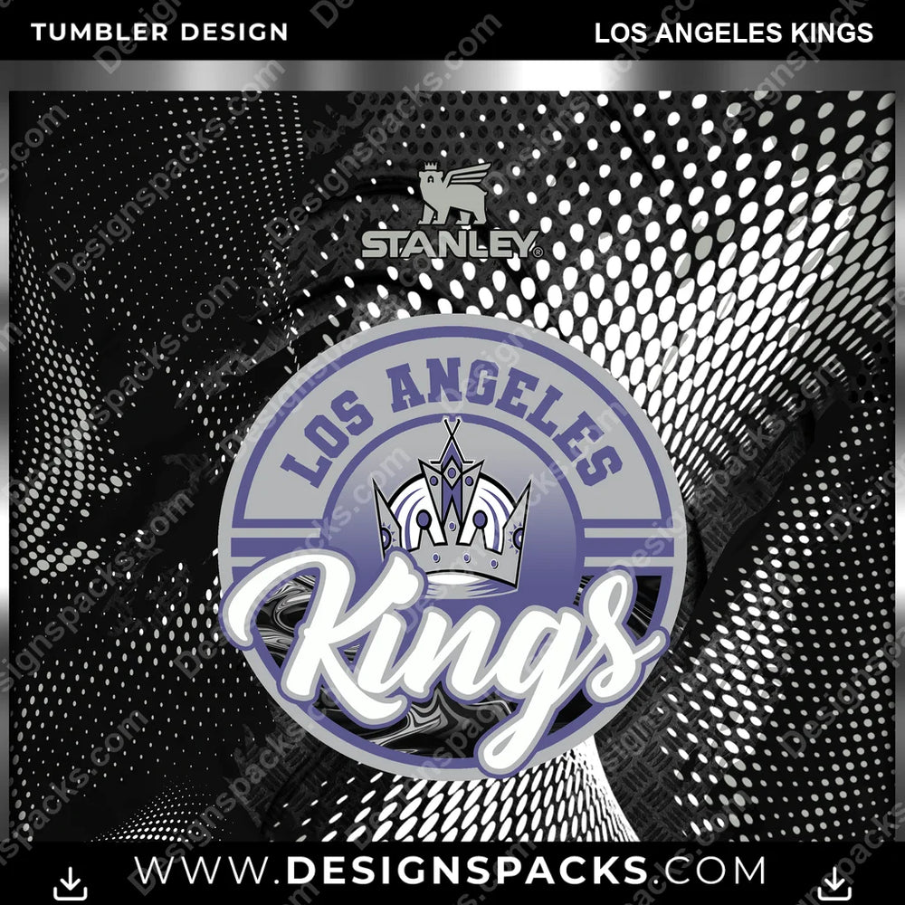 Ice Hockey Stanley Los Angeles Kings NHL Hockey Tumbler Digital Wrap Design Download