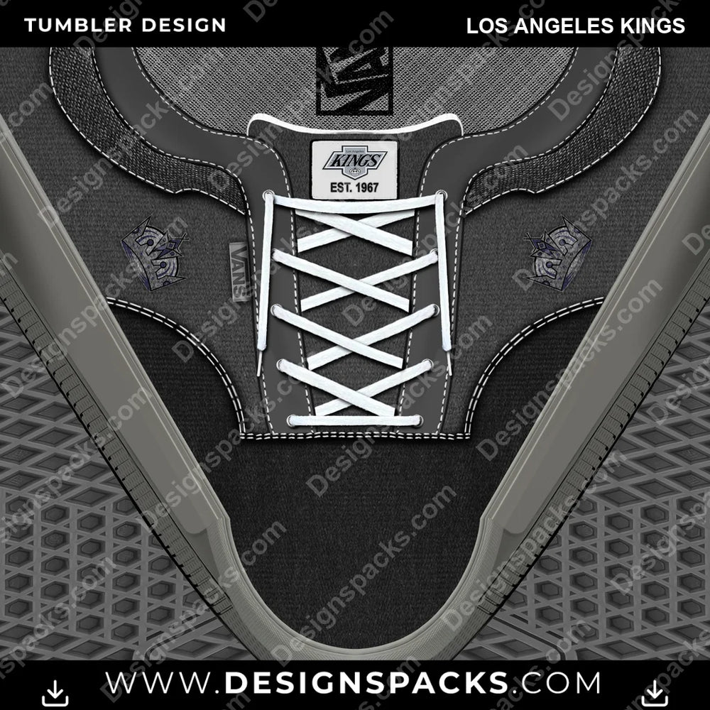 Ice Hockey VANS Atwood DX Los Angeles Kings NHL Hockey Tumbler Digital Wrap Design Download