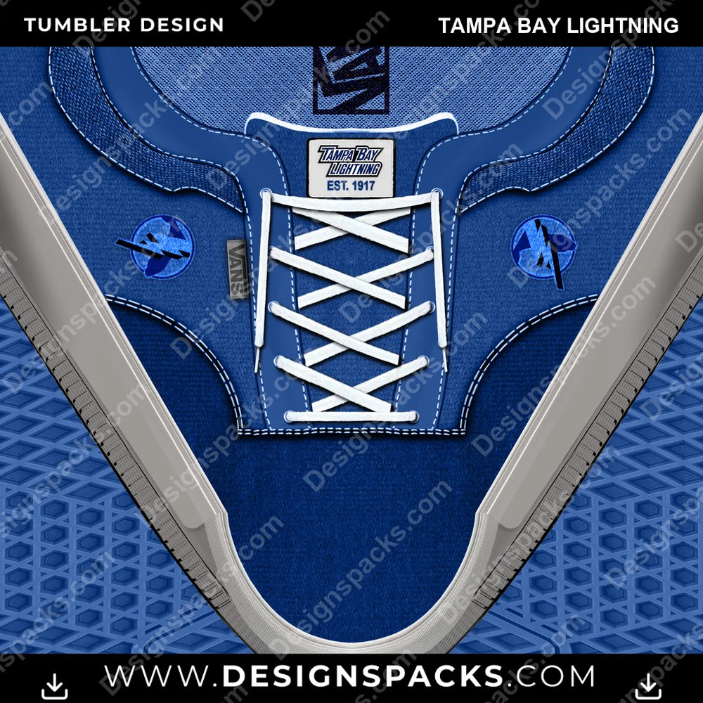 Ice Hockey VANS Atwood DX Tampa Bay Lightning NHL Hockey Tumbler Digital Wrap Design Download