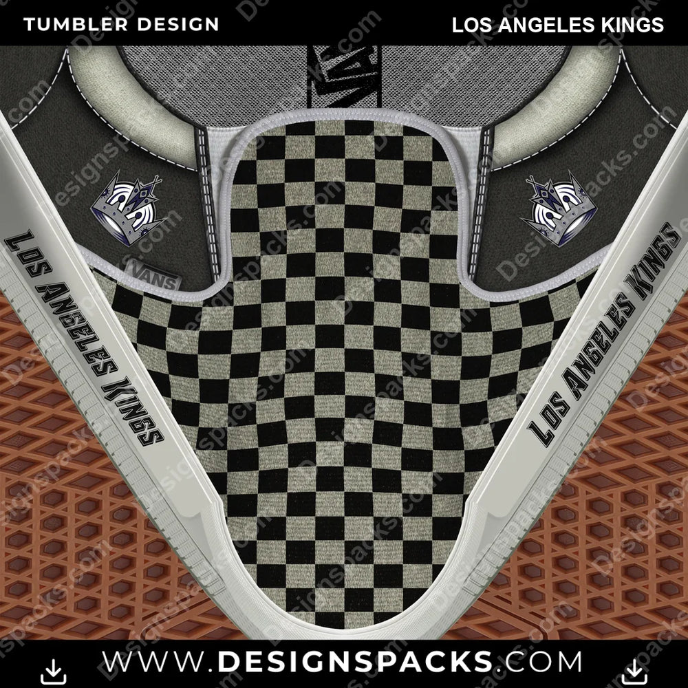 Ice Hockey Vans Classic Los Angeles Kings NHL Hockey Tumbler Digital Wrap Design Download