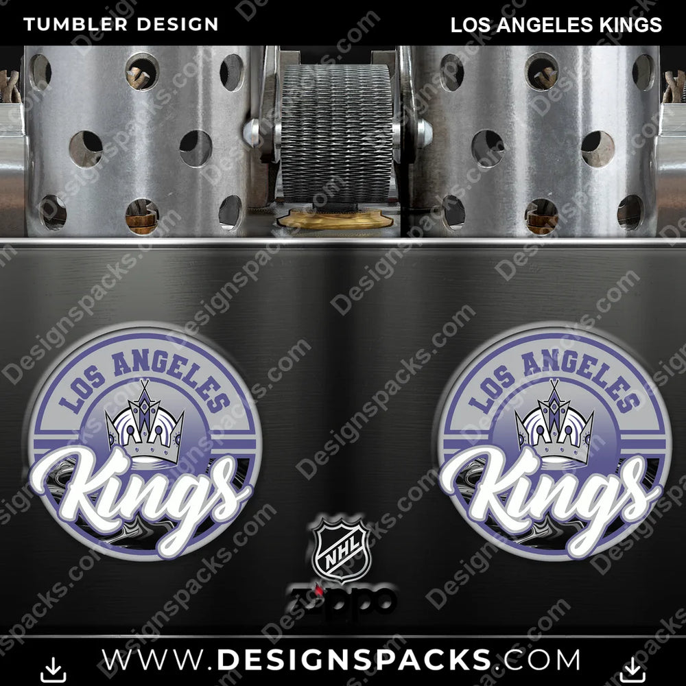 Ice Hockey Zippo Lighter Los Angeles Kings NHL Hockey Tumbler Digital Wrap Design Download