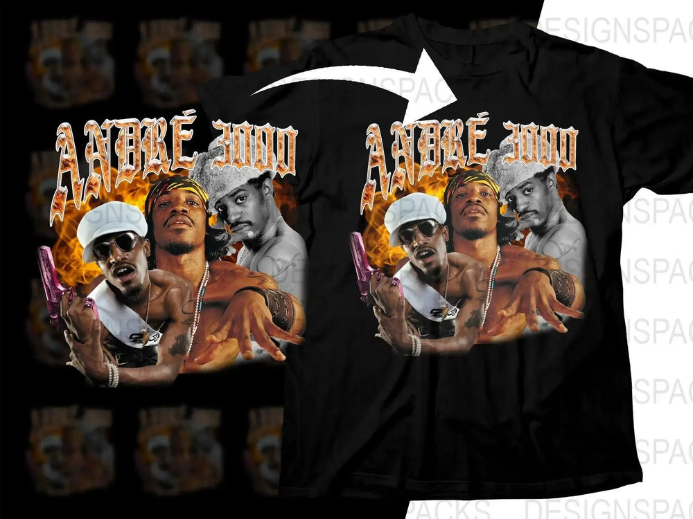 Iconic Andre 3000 Bootleg Bootleg Music Design Png Digital Download