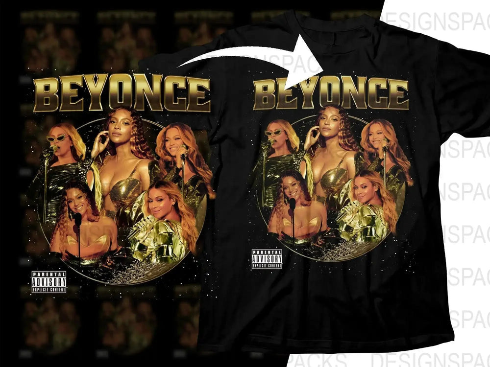Iconic Beyonce Graphic Music Bootleg Png Digital Download