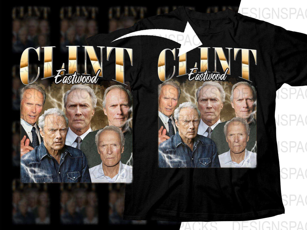 Iconic Clint Eastwood Bootleg Movie Png Digital Download