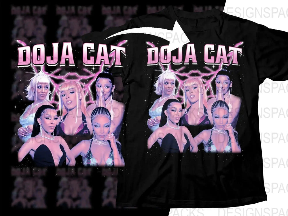 Iconic Doja Cat Graphic Music Bootleg Png Digital Download