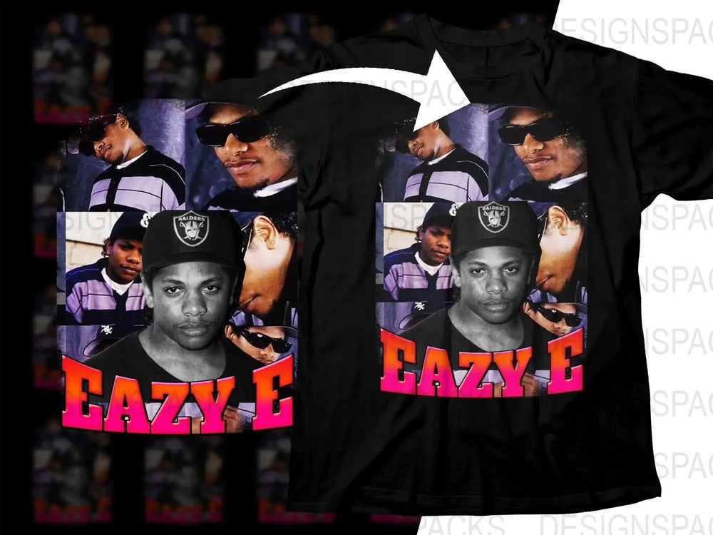 Iconic Eazy-E Collage Graphic Printed Png Digital Download