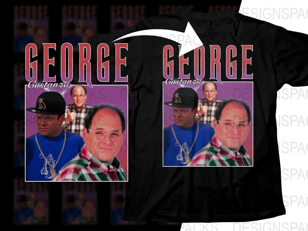 Iconic George Costanza Retro Tribute Png Digital Download