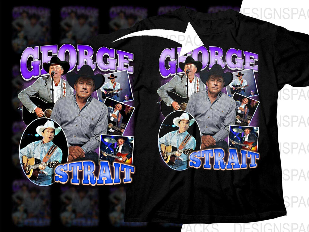 Iconic George Strait Bootleg Music Bootleg Png Digital Download