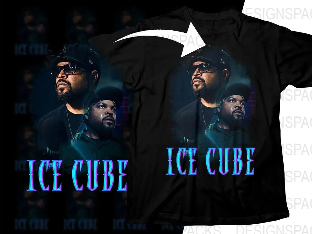 Iconic Hip Hop Legends Ice Cube Graphic Png Digital Download