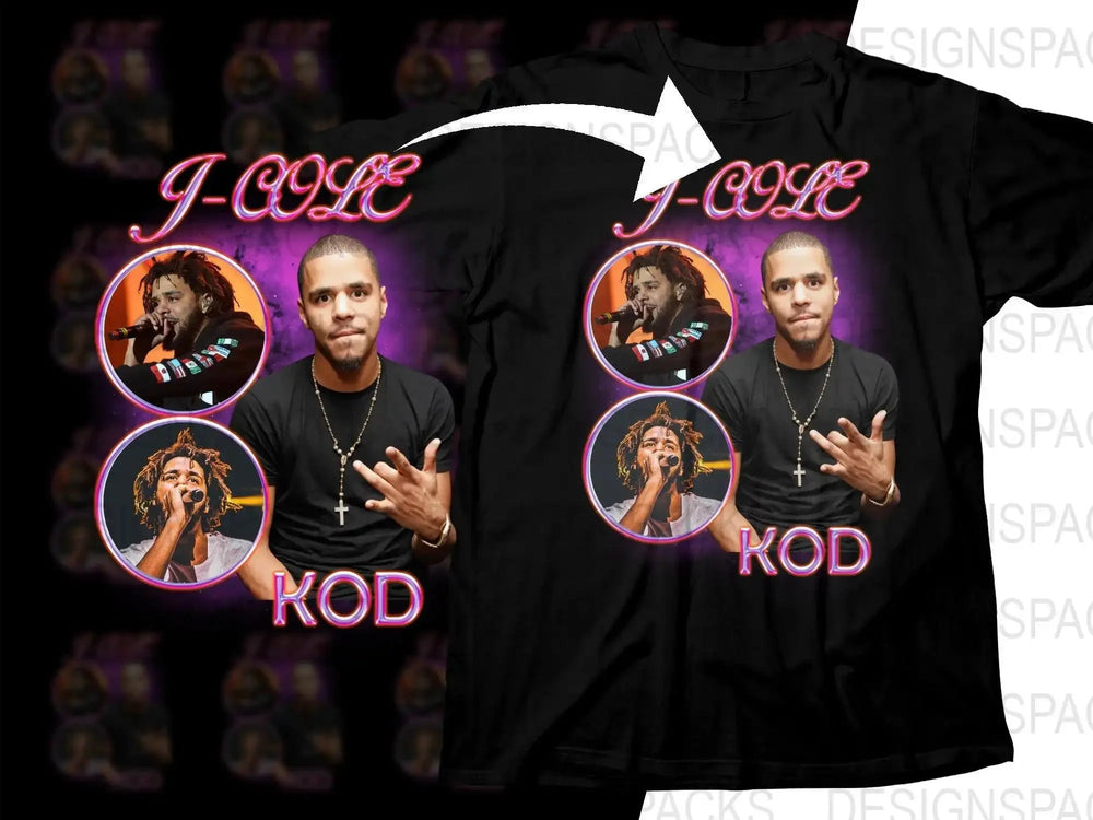 Iconic J. Cole KOD Album Cover Png Digital Download for Fans