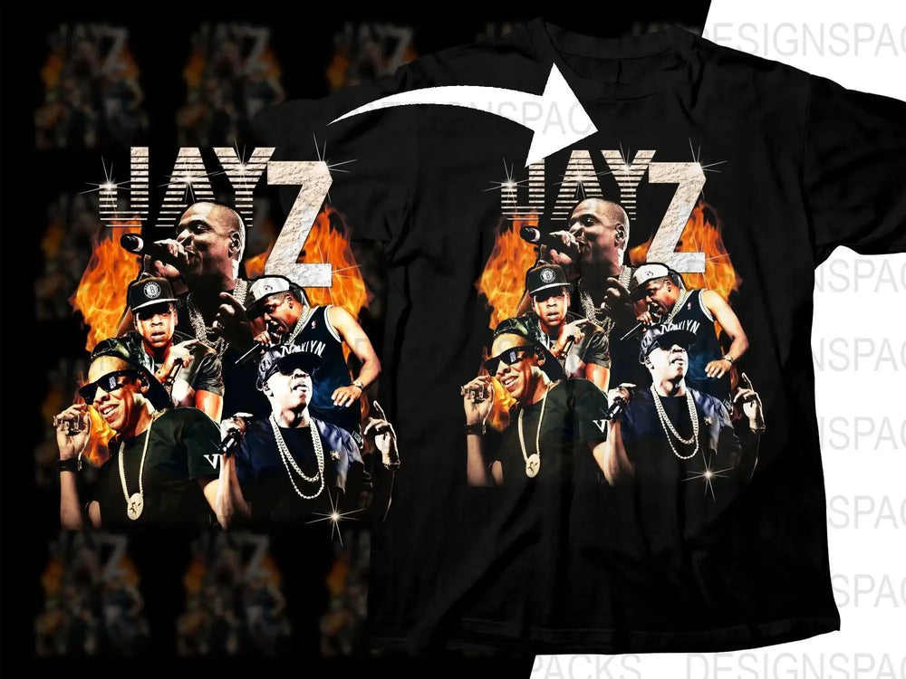Iconic Jay-Z Bootleg Music Rap Legend Graphic Png Digital Download