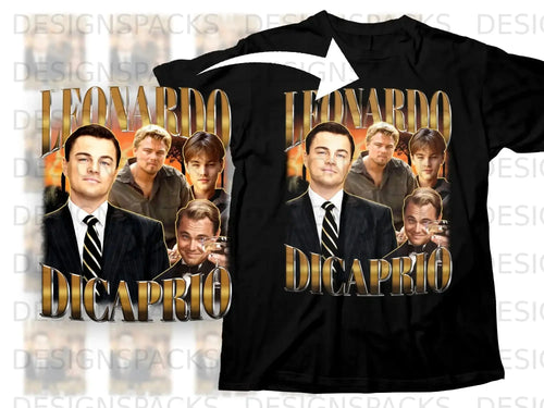 Leonardo DiCaprio in suit with 