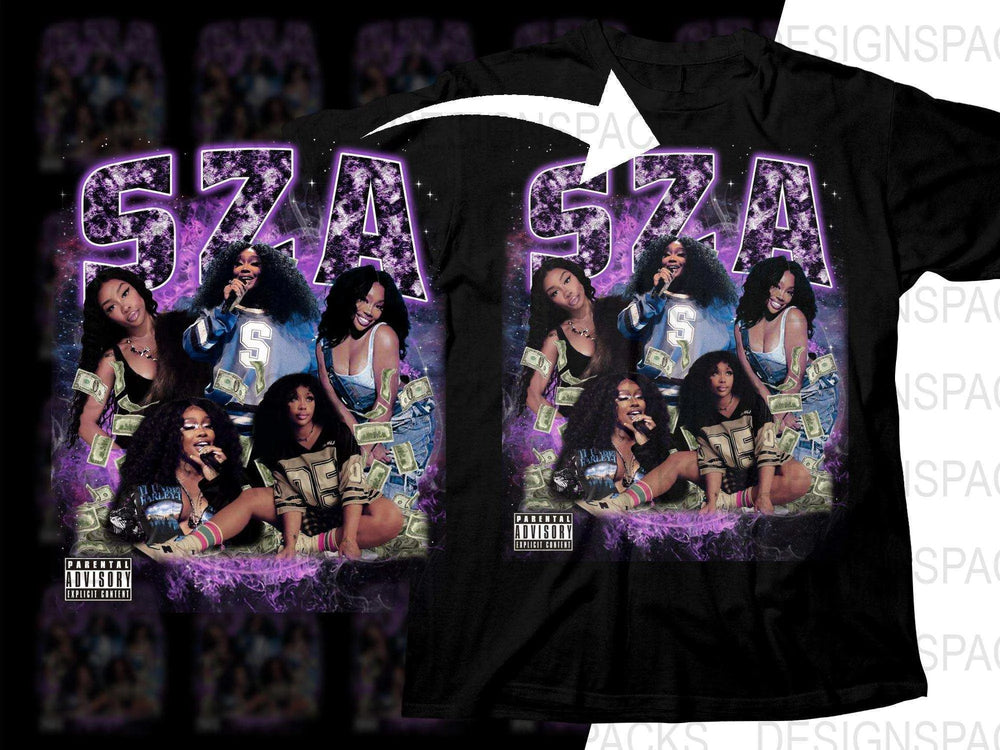 Iconic Music Bootleg SZA Concert Png Digital Download