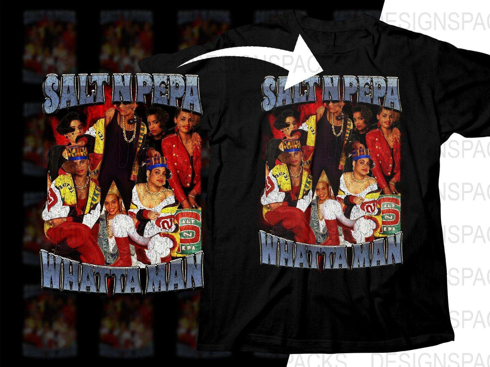 Iconic Salt N Pepa Whatta Man Graphic Png Digital Download