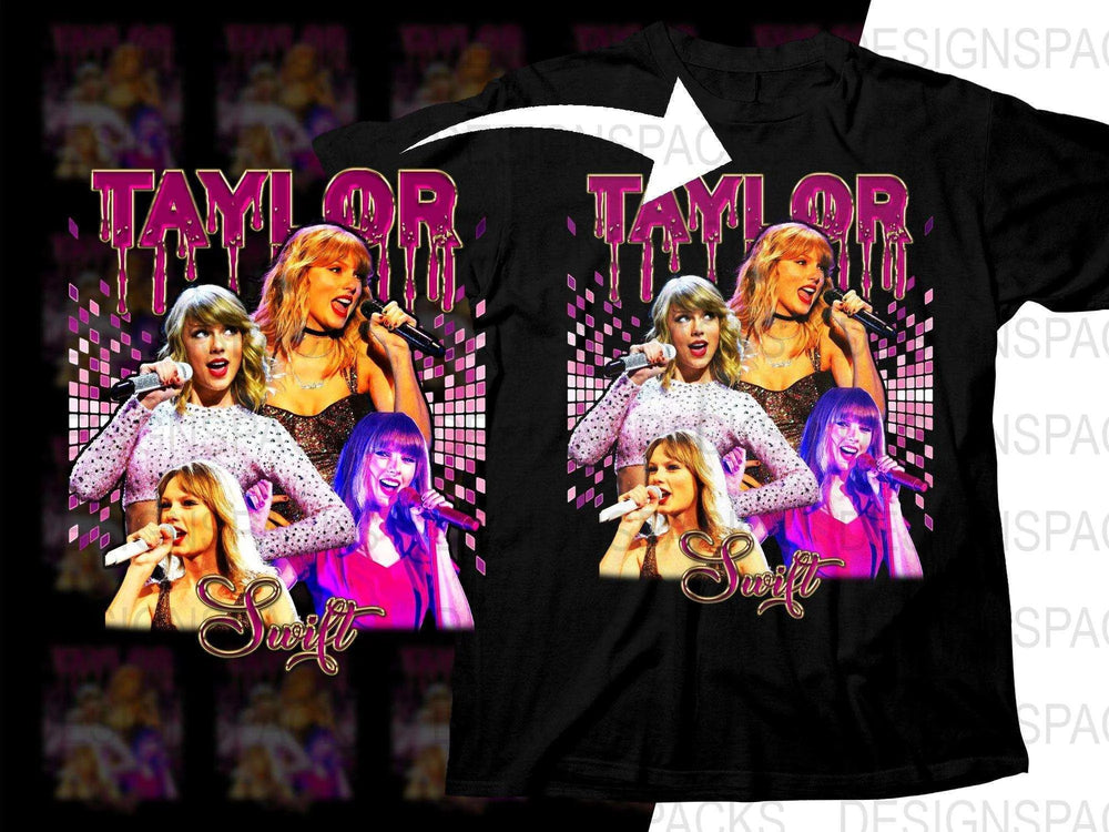 Iconic Taylor Swift Bootleg Music Inspired Png Digital Download