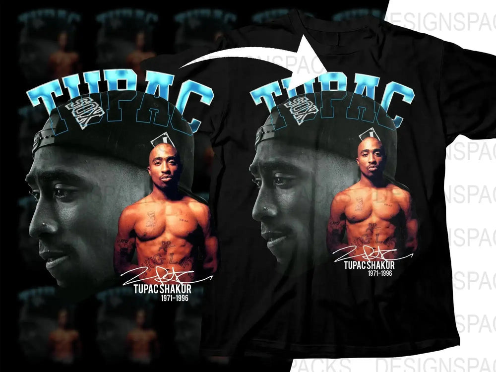 Iconic Tupac Shakur Bootleg Design Music Bootleg Png Digital Download