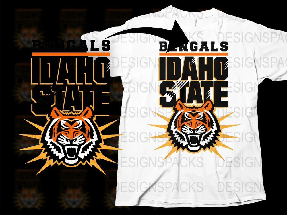 Idaho State Bengals College Football Png Digital Download