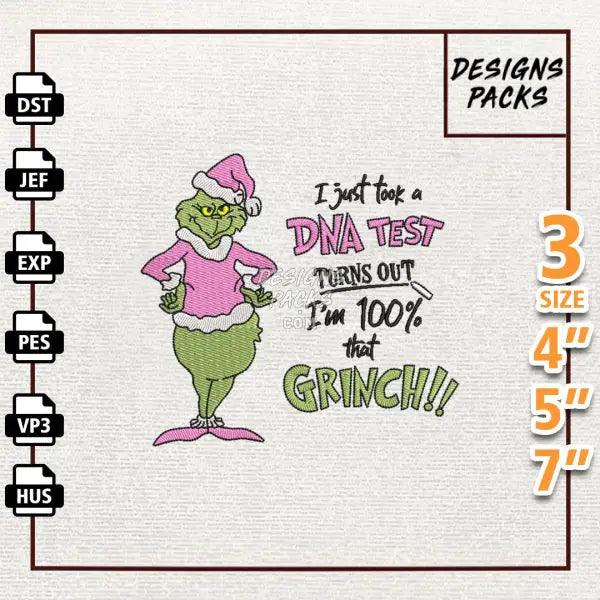 I'm 100 That Greench Embroidery Design