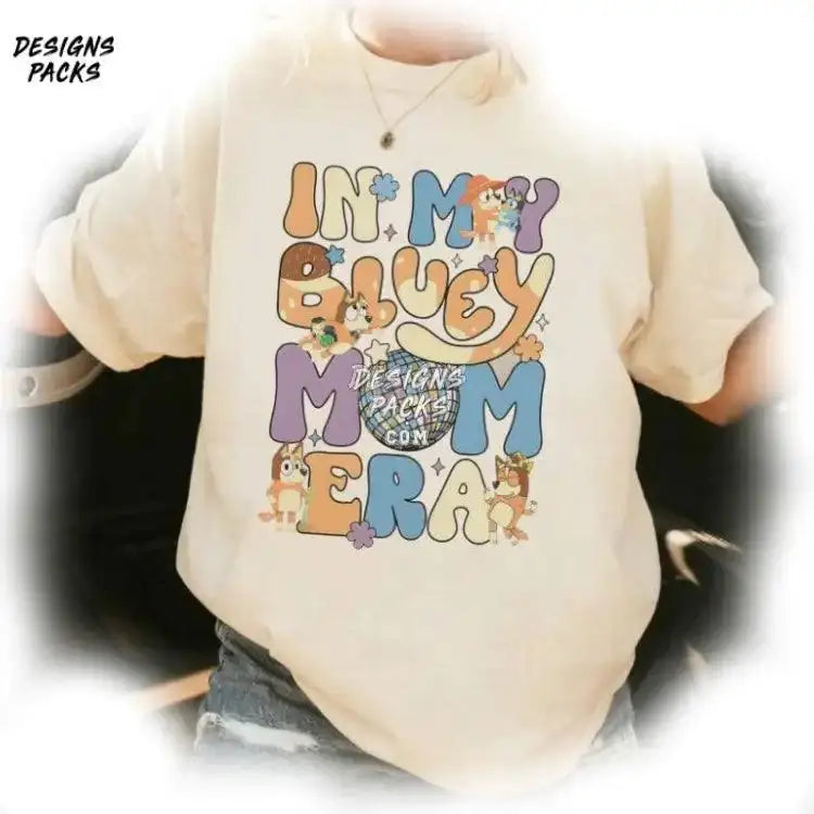 In My Bluey Mom Era And Bingo Png Design