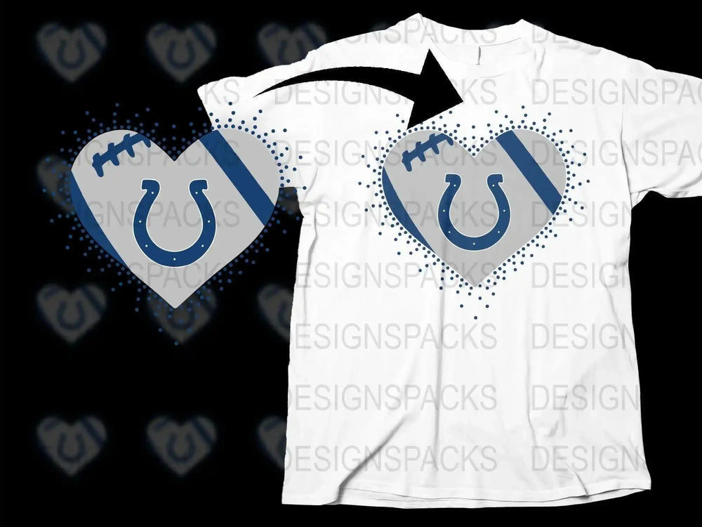 Indianapolis Football Theme T-Shirt, White Graphic Tee, Sports Fan Apparel, Casual Wear
