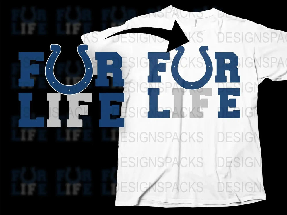 Fur Life Graphic T-Shirt, Animal Rights Vegan Statement Tee, Unisex Navy Blue and White Cotton Shirt