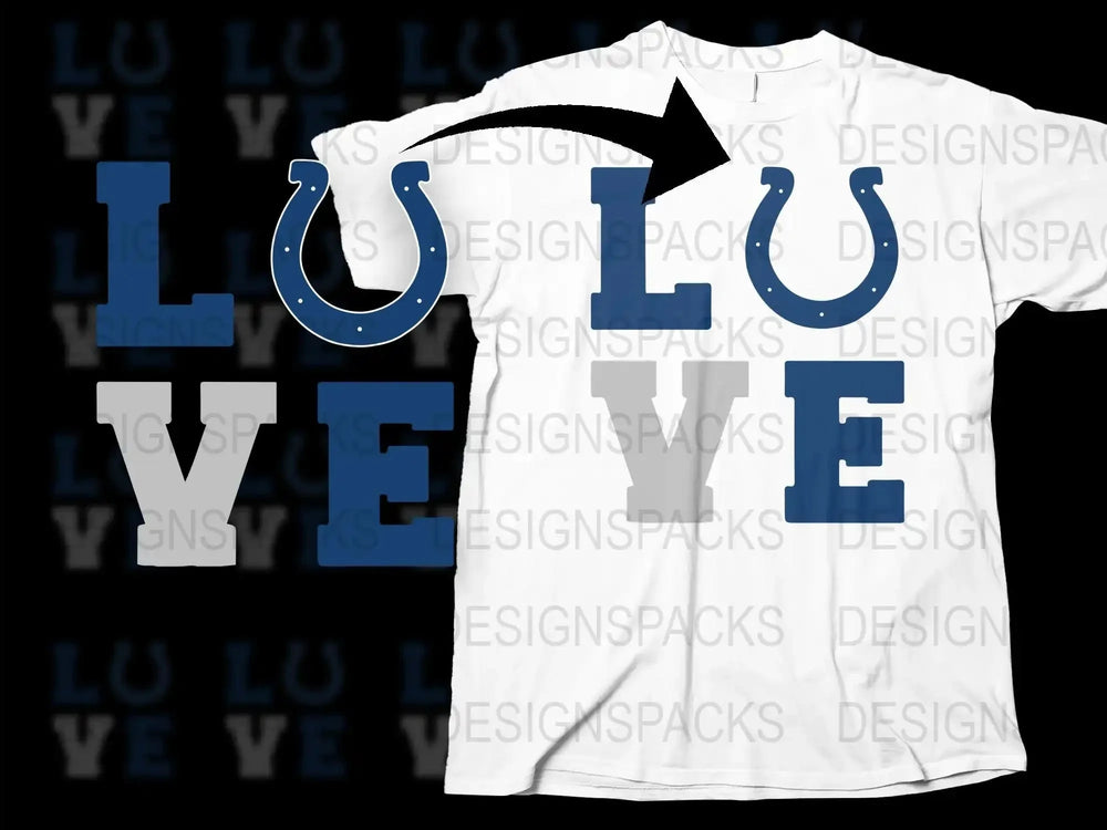 Men's White T-Shirt with Blue 'LOVE' Print, Casual Graphic Tee, Stylish Summer Top