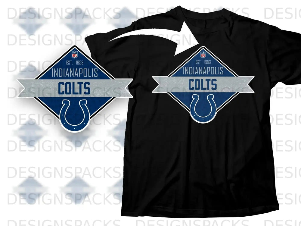 Indianapolis Colts NFL Est 1953 Graphic Tee Shirt