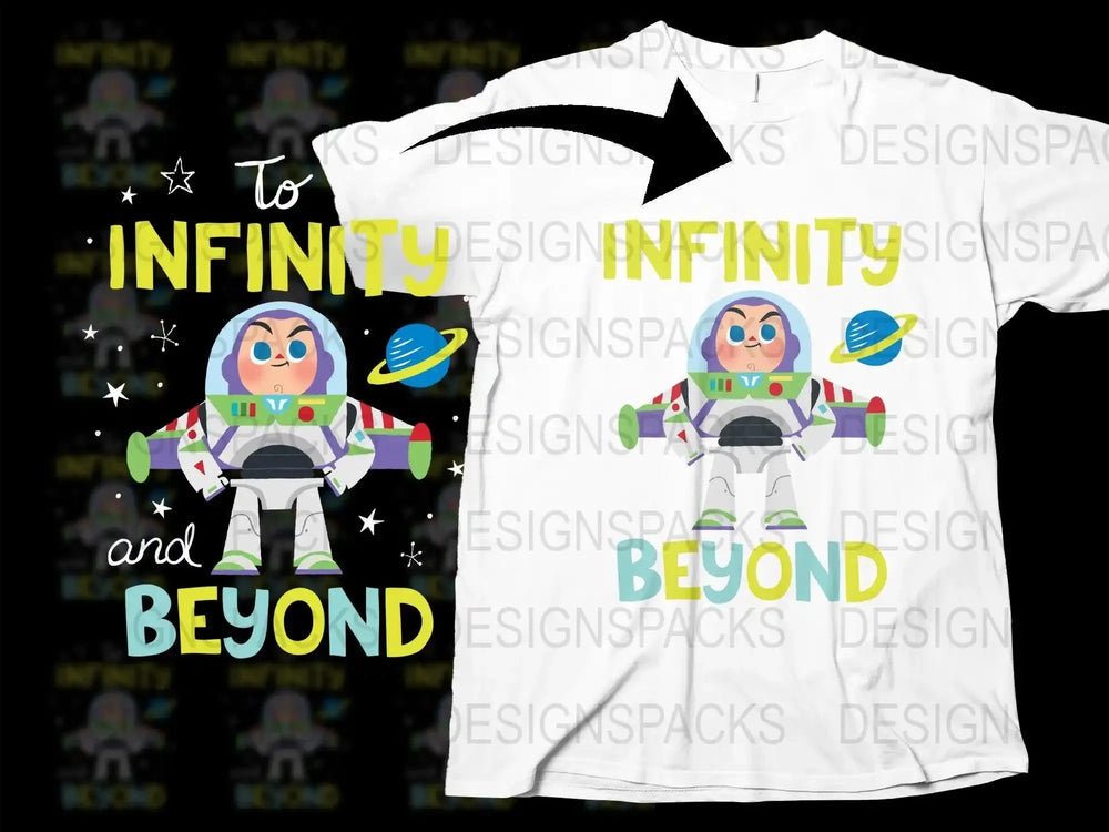 Infinity And Beyond Buzz Lightyear Png Digital Download