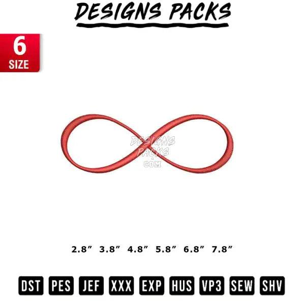Infinity Embroidery Design 