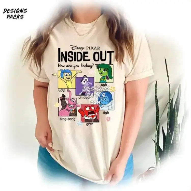 Inside Out Characters Sublimate Designs Magic Kingdom Family Trip Cartoon Png Design