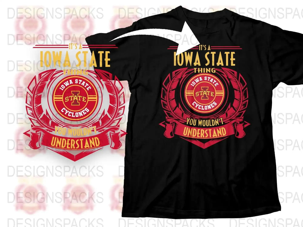 Iowa State Cyclones T-Shirt, College Football Tee, You Wouldn't Understand Graphic, Sports Fan Apparel