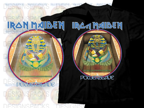 Iron Maiden Powerslave Album Artwork Png Digital Download